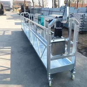 Plataforma de operación aérea de carga ajustable personalizada con descuento ZLP1000 Cerradura DE SEGURIDAD Plataforma suspendida galvanizada de 7,5 m - Product Image 6