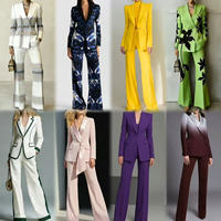 Ensemble tailleur deux pièces à manches longues pour femme, collection 2026, vente en gros, idéal pour le bureau et les tenues professionnelles