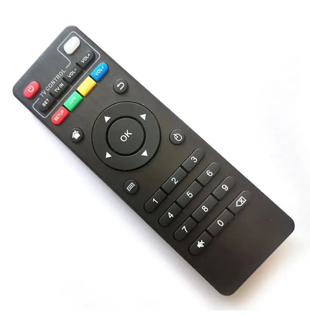 MXQ-4K 31-key Remote Control STB Carton Picture Original Brand Top Box Hard Plastic Tv Remote Telnova Accept Customized Logo -