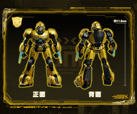 Blokees Transformers ONE Figuras Edición Beyond Bumblebee Versión Luminosa Original Genuina Juguete de Bloques de Construcción para Armar