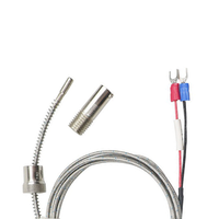 Thermocouple de type J avec pince à ressort, sonde de température pour machine de moulage par injection