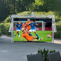 Canbest Rv P3.91 layar tampilan dinding, Video Led 3.91Mm 3500X2000Mm Rental Outdoor untuk permainan sepak bola di Austria