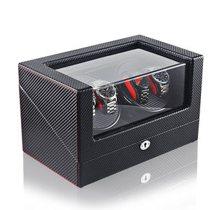 Remontoir de <span class=keywords><strong>montre</strong></span> automatique en bois, pour usage domestique ou Collection, brun et noir - Product Image 1