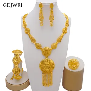 GDJWRI BJ1017 women wedding bridal gold 18k plated custom fashion jewelry accessory