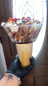 New Function 2 <strong>in</strong> 1 PP Snack and Drink <strong>Cup</strong> Disposable <strong>Plastic</strong> <strong>Cup</strong> with Snack Bowl on Top for Hot Pot Milk Tea Ice Snacks - Product Image 2