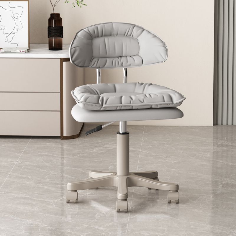 High-grade plastic wheels, light gray seat back