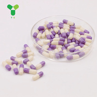 Fabricant YS Capsules végétales vides de taille 0 violettes et jaunes Capsules végétales vides
