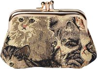 Portefeuilles en nylon personnalisés avec dessins animés, mini, portables, imprimés, à double compartiment, pochette de voyage, accessoire organisateur, fermeture éclair unisexe, compact