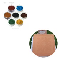 Poudre d'oxyde de fer rouge de ciment de couleur fe2l