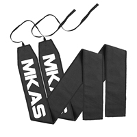 Ceinture de musculation antidérapante MKAS pour la gymnastique, avec support de genou et sangles de poignet pour l'haltérophilie