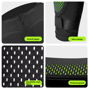 OSR jaket olahraga tahan air bernapas, perlengkapan pelindung punggung elastis bahan karet alami tahan benturan - Product Image 3