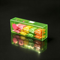 Boîte d'emballage pliable en plastique PET transparent personnalisée, boîte cadeau transparente en PVC PP avec impression pour bonbons et cosmétiques