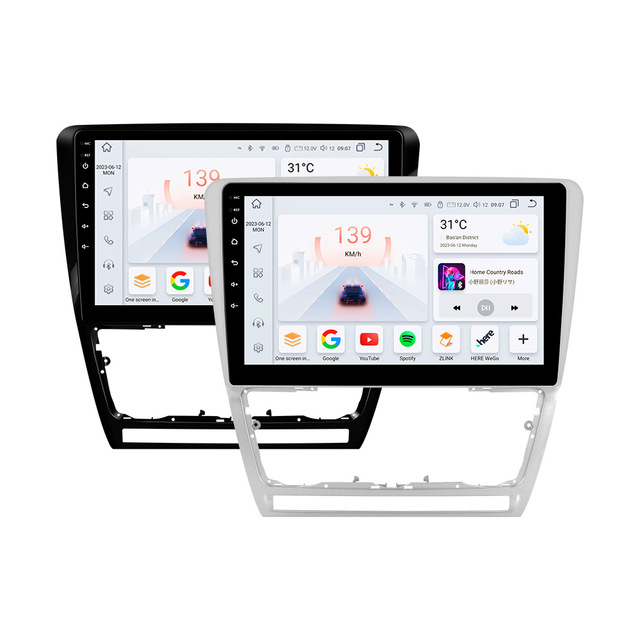 CARUPEZ 10inch Android GPS DSP Car Stereo Navigation Head Unit IPS Display VW Skoda Octavia II 2008-2013 8Cores