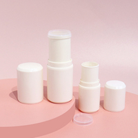 Blanc Vide Rond Fard À Joues Bâton Rechargeable PP En Plastique Baume À Lèvres Tube Conteneur Twist up Déodorant Bâton Tubes 7g 15 grammes