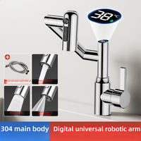Robinet de cuisine intelligent en acier inoxydable de haute qualité pour maison conteneur extensible