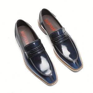 Bottes en cuir de style britannique pour hommes avec sangles réglables, pour tenue de travail formelle, en cuir de vache brut de première qualité, bottes basses pour hommes - Product Image 1
