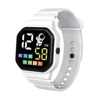 Montre connectée numérique LED carrée étanche et tendance pour enfants, idéale pour les sorties - Collection 2026 (Dropshipping)