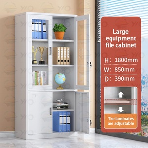 Огнеупорные боковые панели, металлический шкаф для хранения в гараже, шкаф для хранения документов, запираемый 5-слойный шкаф для хранения - Product Image 2