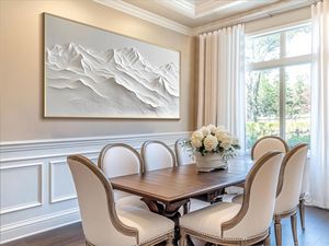 <span class=keywords><strong>Peinture</strong></span> à l'huile abstraite texturée 3D faite à la main sur toile, encadrée, représentant une <span class=keywords><strong>montagne</strong></span>, pour décoration de salon, nature - Product Image 6