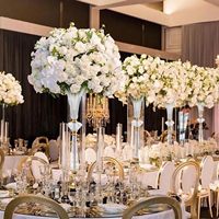 Offre Spéciale – Grandes Boules de Fleurs Artificielles Blanches en Soie pour Centres de Table de Mariage, Arrangements Floraux de 50 cm, 60 cm, 70 cm, 80 cm