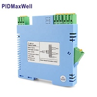 Transmisor de Temperatura Aislado para Riel DIN TT-601, 1 Entrada, 2 Salidas, Convertidor de Señal 4-20mA, Entrada Universal para Termopar RTD para PLC