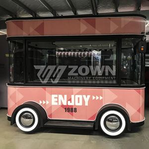 Camion de restauration mobile de grande taille avec fenêtre panoramique pour la vente de fruits frais, idéal pour les attractions touristiques en extérieur - Product Image 1