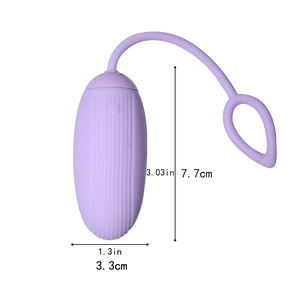 Kadınlar İçin Zıplayan Yumurta Şeklinde Özel Masaj Aleti Su Geçirmez Şarj Edilebilir Düşük Sesli Açık Hava Kullanımı Yetişkin Seks Oyuncağı - Product Image 2