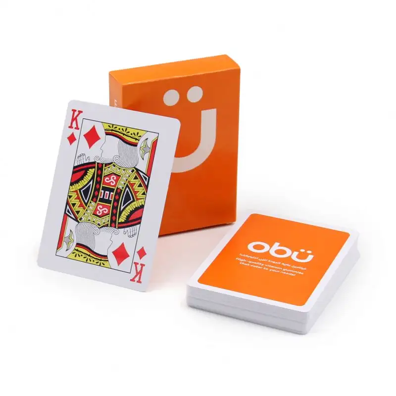 2024 individuelle Spielkarte volldruck 52 Karten+2 Joker-Deck Erwachsene spielen Baloot-Spiel 32-Karten-Deck