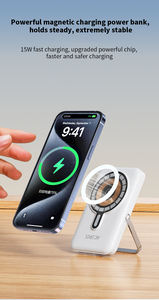 Nouvelle batterie externe <span class=keywords><strong>sans</strong></span> <span class=keywords><strong>fil</strong></span> à charge rapide magnétique mini en alliage d'aluminium DEJI 15w 10000mah - Product Image 5