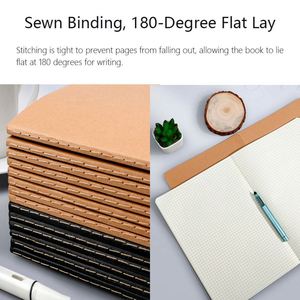 Wholesale Kraft Horizontal-lined Grid Large B5 Eco Friendly <b>Blank</b> Student Art Drawing A5 <b>Notebook</b> for School - Product Image 5