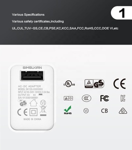 Qc 3.0 Bộ Chuyển Đổi Usb Ac Usbc Màu Trắng Bộ Sạc Di Động <span class=keywords><strong>Pse</strong></span> Tuv 5V 1a 5W Nhật Bản - Product Image 6