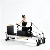 Machine de Pilates Reformer professionnelle réglable en aluminium avec ressorts allemands pour studio de Pilates et usage domestique
