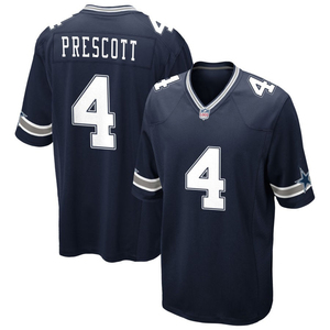 2026 Dallas Jersey Custom American Football Shirts Gestikte Geborduurde Jeugd Uniformen Sportkleding met Logo's Navy - Product Image 2