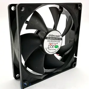 High Speed Axial Flow Cooling Fan * New Original 92*92*25 Mm Stock 0.15A 6000RPM 12V 4pin 9.2cm Black DC Restaurant Equipment