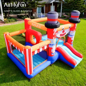 Airmyfun Großhandel Vergnügung spielzeug Kinderspiel Sommerfest Outdoor Aufblasbare Combo Bouncy House Jumping Castle