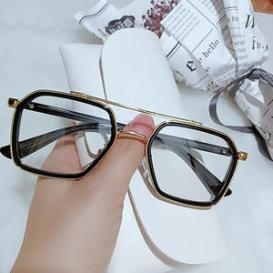 Sıcak satış OEM kore tarzı retro plastik + çerçeve gözlük - Product Image 2