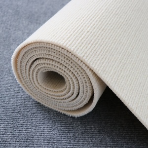 Haute qualité <span class=keywords><strong>aiguille</strong></span> perforé Non tissé rayure côtelé tapis événement scène intérieur extérieur Polyester rouleau tapis d'exposition - Product Image 1