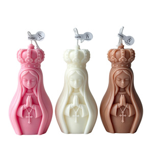 Vela Aromática con Diseño de Niña Coronada, Decoración para el Hogar, Regalo Festivo, Recuerdo, Vela de Cera - Product Image 5