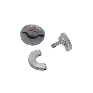 Abrazadera de bloqueo de acero inoxidable de 20 mm de diámetro para instrumentos y medidores con grabado láser G970II - Product Image 2