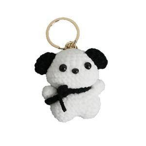 Handmade Yarn Crochet Dog <b>Doll</b> Keychain Mini Cute Amigurumi Woven Knitting Animal Puppy <b>Doll</b> Purse Bag Charm Key Chain Pendant - Product Image 5