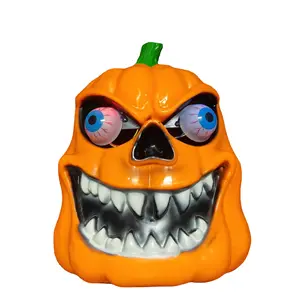 Atacado Halloween Abóbora Levou máscara facial Masque Masquerade Partido Máscaras Luz Brilho No Escuro Máscaras engraçadas Cosplay Costume