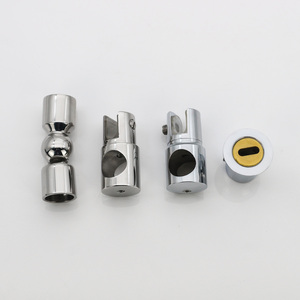 19mm 25mm Bathroom Hardware Stainless Steel <strong>Glass</strong> <strong>Connector</strong> Pipe Fittings Tube <strong>Connector</strong> - Product Image 2
