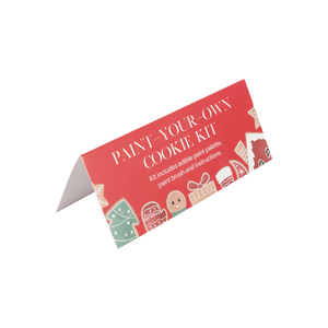 Biểu Tượng Tùy Chỉnh Bù Đắp Fancy Tông Giấy Gấp Toppers Vớ Vải Nhựa OPP Túi Bao Bì Treo Lỗ Thẻ Tiêu Đề - Product Image 4