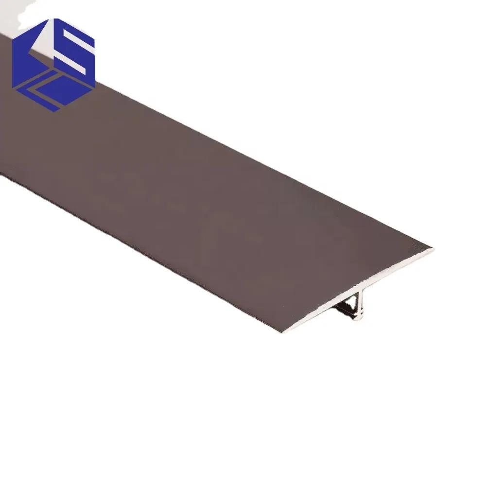 Foshan dekoration aluminium profile T-form boden trim flexible übergang streifen