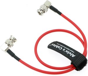 Alvin's <strong>Cables</strong> 12G <strong>SDI</strong> Flexible Coaxial <strong>Cable</strong> BNC Male Male Right Angle Shielded 75 Ohm PVC 4K Video Camera <strong>Cable</strong> for RED Komodo - Product Image 6