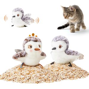 New Arrival! USB Rechargeable Interactive Sandpiper <strong>Cat</strong> Toy-Chirping, Flapping, and Engaging Fun - Product Image 2