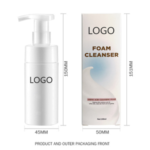 Limpiador Facial Espumoso con <span class=keywords><strong>Amino</strong></span>ácidos Naturales de Plantas, Limpiador Facial Suave para la Piel, Limpiador de Poros - Product Image 5