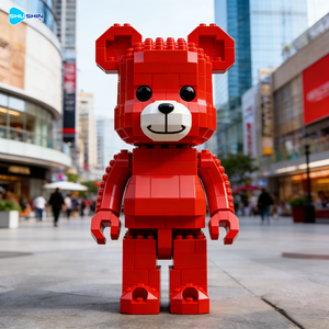 Statue d'ours en résine grandeur nature personnalisée, technique de glaçage tendance, modèle pour la décoration intérieure - Product Image 5