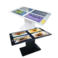 Coin arrondi 4 écrans HD Smart Table interactive étanche LCD Multi Touch Table