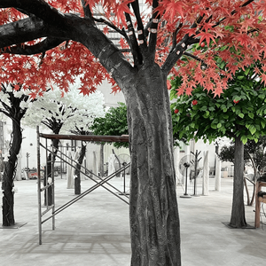 <span class=keywords><strong>Arbre</strong></span> d'érable artificiel rouge sur mesure pour extérieur, hauteur 3m, largeur 6m, faux <span class=keywords><strong>arbre</strong></span> d'érable pour sites touristiques et décoration commerciale - Product Image 6